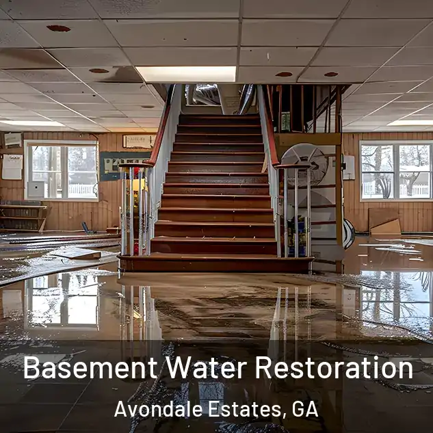  Basement Water Restoration Avondale Estates, GA