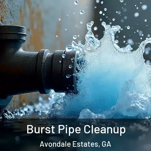  Burst Pipe Cleanup Avondale Estates, GA
