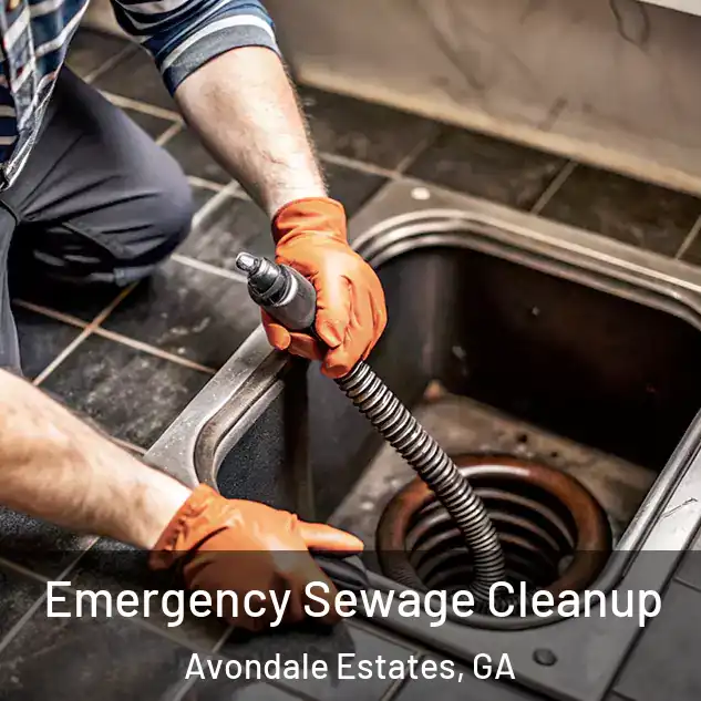  Emergency Sewage Cleanup Avondale Estates, GA