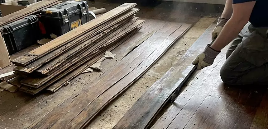 Wood Veneer Water Damage Repair Avondale Estates