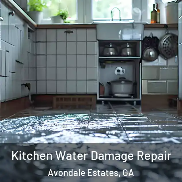  Kitchen Water Damage Repair Avondale Estates, GA