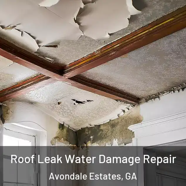  Roof Leak Water Damage Repair Avondale Estates, GA