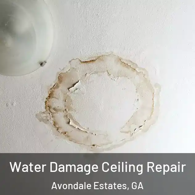  Water Damage Ceiling Repair Avondale Estates, GA