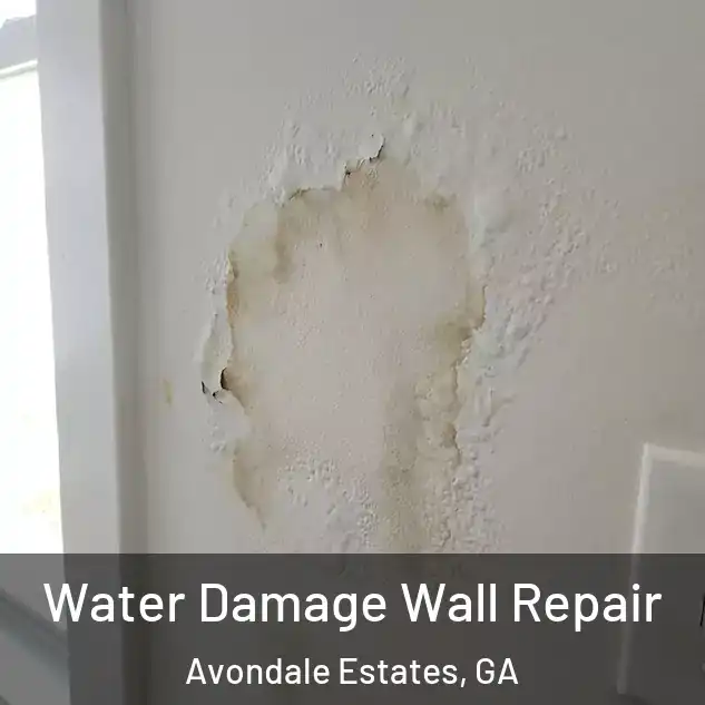  Water Damage Wall Repair Avondale Estates, GA